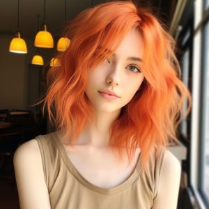 Vivid Orange image Haircolor
