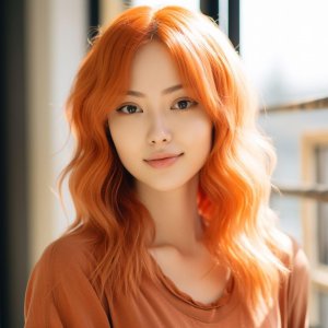 Vivid Orange image Haircolor