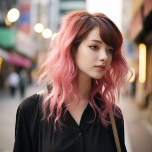 Vivid Pink image Haircolor