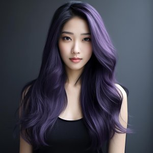 Vivid Violet image Haircolor